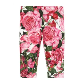 Winter Flower Baby Leggings Winter Flower Baby Leggings