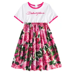 Winter Flower Print Dress Winter Flower Print Dress